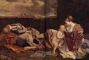 Le Repos de la Sainte Famille pendant la fuite en Egypte